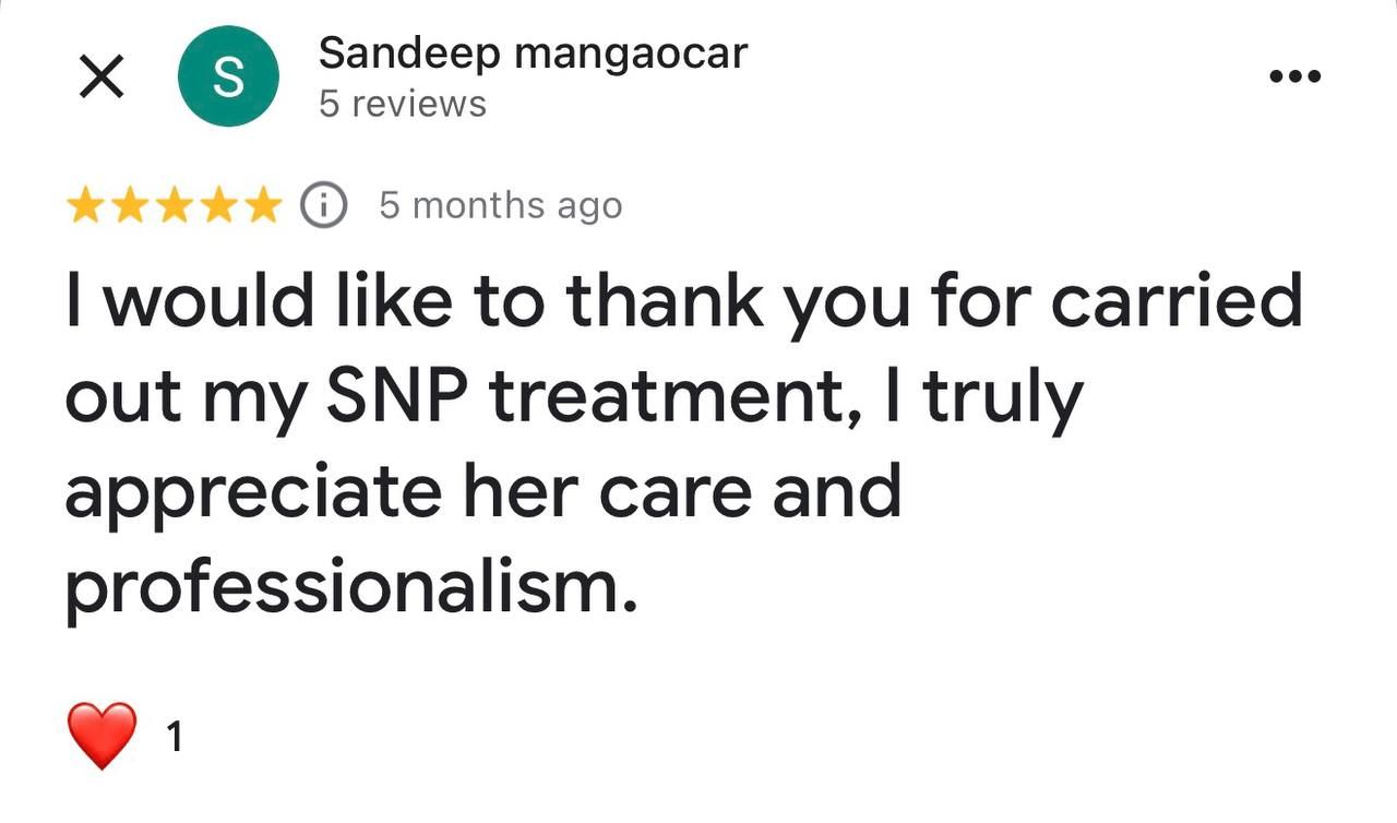 Google review from Sandeep — SMP client testimonial in East London